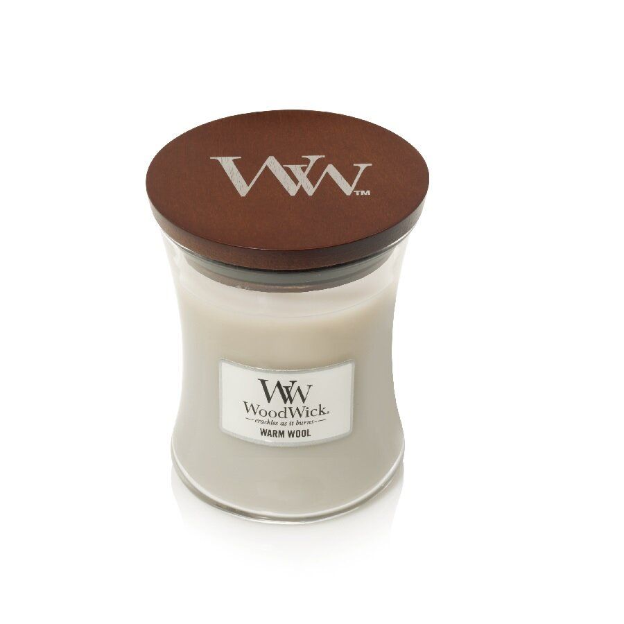 Ароматична свічка з ароматом теплої шерсті Woodwick Mini Warm Wool 85 г - фото №1 Ароматична свічка з ароматом теплої шерсті Woodwick Mini Warm Wool 85 г - фото №1